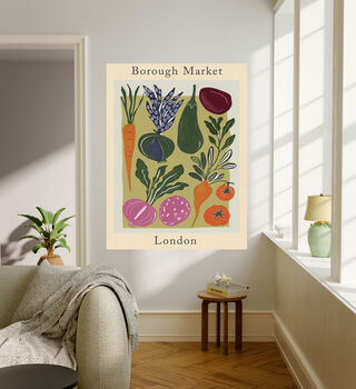 Borough Market Kitchen Food Print, 2 of 5