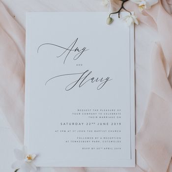 Amy Wedding Invitation Set, 3 of 12