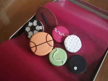 Sports Balls Biscuit Tin, 2 of 4