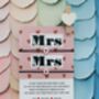 Mrs And Mrs Wish Bracelets | Lesbian Wedding Gifts, thumbnail 1 of 6