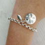Sterling Silver Personalised Bracelet, thumbnail 2 of 3