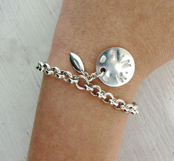 Sterling Silver Personalised Bracelet, 2 of 3