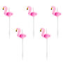 Flamingo Birthday Cake Candles X Five, thumbnail 2 of 2