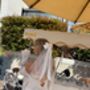 Plain Ribbon Bow Veil, thumbnail 4 of 5
