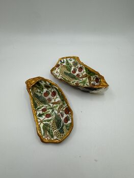 Two William Morris Print Oyster Shells, 3 of 3