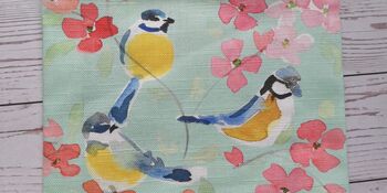 Cherry Blossom And Bluetit Embroidery Pattern Design, 6 of 12