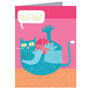 Cat Mini Greetings Card, thumbnail 2 of 3