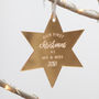 Personalised Family Star Christmas Ornament, thumbnail 1 of 3