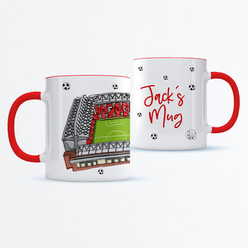 Personalised Liverpool Fc Mug, Anfield Stadium, 6 of 10