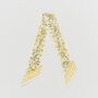 Cybele Yellow Floral Skinny Scarf, thumbnail 1 of 5