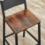 Set Of Two Breakfast Kitchen Bar Stool Counter Chairs, thumbnail 7 of 9