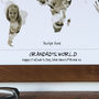 Personalised Grandad's World Photo Gift Map, thumbnail 5 of 12