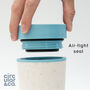 Leak Proof Reusable Cup 8oz Black And Cosmic Black, thumbnail 4 of 5