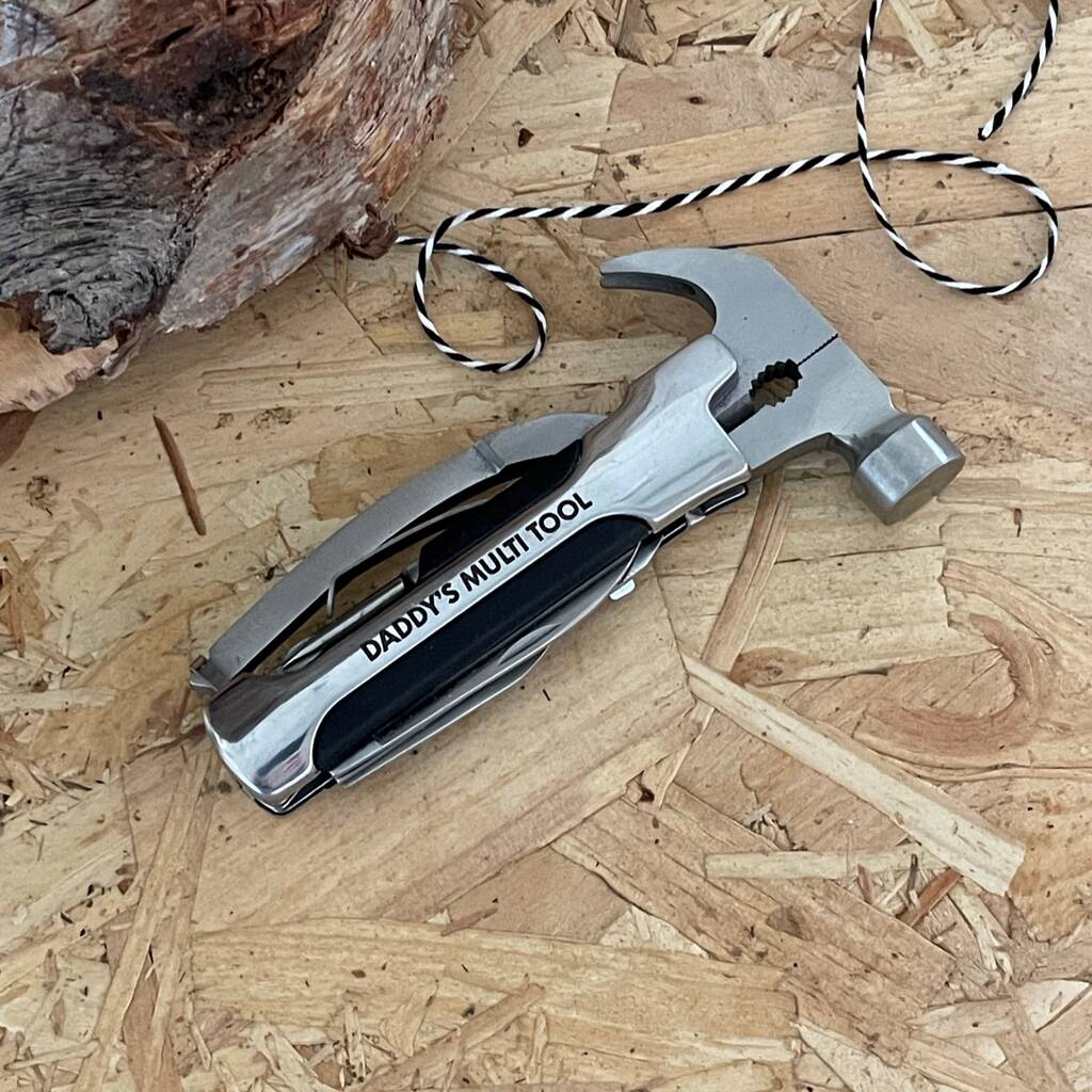 Personalised Hammer Multi Tool For Dad By Hot Dot Laser
