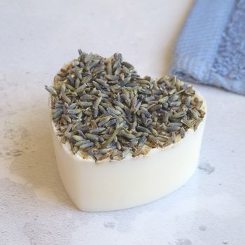 Wild Lavender Heart Handmade Soap, 2 of 6