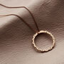 Personalised Scalloped Circle Necklace, thumbnail 7 of 11