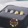 Acorn Nut Stud Earrings In Sterling Silver, thumbnail 1 of 12