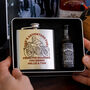 Personalised Motorbike Whiskey And Hip Flask Gift Set, thumbnail 3 of 4
