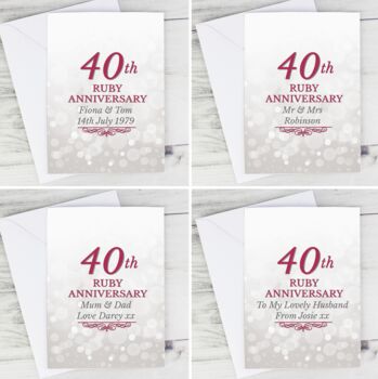 Personalised Wedding Anniversary Prosecco, 8 of 9