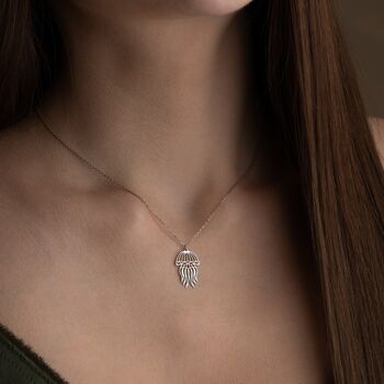 Sterling Silver Jellyfish Necklace, 6 of 10
