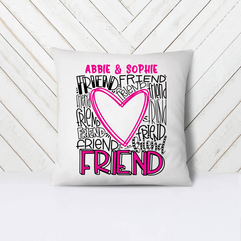 Best Friend Personalised Cushion By Lisa Marie Designs