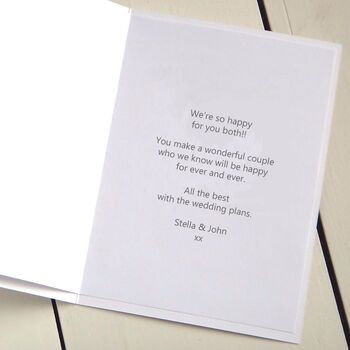 Personalised Heart Engagement Card, 6 of 12