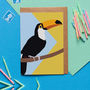 Toucan Bird Birthday Card, thumbnail 1 of 3