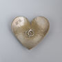 8th Anniversary Gift Bronze Heart Dish. Choice Of Design, thumbnail 5 of 7