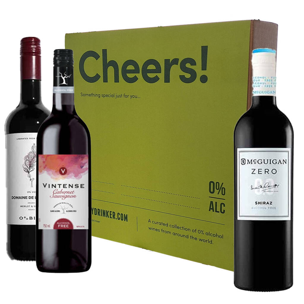 Alcohol Free Red Wine Gift Box 0% Abv