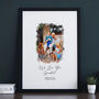 Personalised Dad Portrait, Custom Gift For Dad, thumbnail 5 of 8