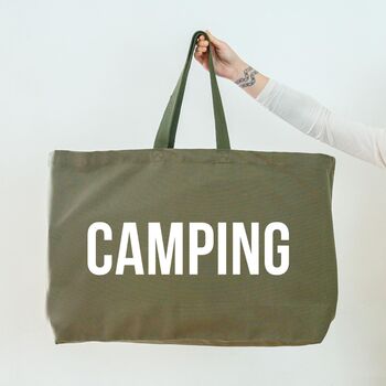 Really Big Camping Bag. Oversized Tote, 2 of 8