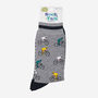 Men's Cycling Road Race Bamboo Socks Grey, thumbnail 4 of 4