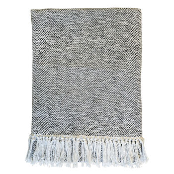 Ansdell Throw Blanket With Tassels, 2 of 2