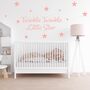 Twinkle Twinkle Little Star Fabric Wall Stickers, thumbnail 3 of 4