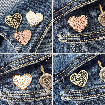 Happy Mothers Day Heart Pin Badge, 5 of 9