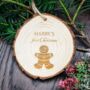 Personalised Natural Pine Wood Christmas Decoration, thumbnail 9 of 12