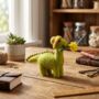 Daphne The Dinosaur Fair Trade Handmade Felt Animal, thumbnail 6 of 6