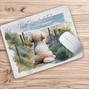 Personalised Bichon Frise Dog Beach Walk Collection, 6 of 8
