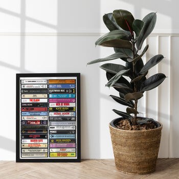 44th Birthday Personalised Print Music From 1982, 6 of 8