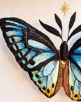 Realistic 3D Butterfly Embroidery, 4 of 7