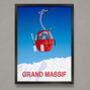 Grand Massif Ski Area Poster, thumbnail 1 of 6