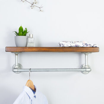 Finchley Industrial Clothes Shelf And Rail, 7 of 10