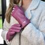 Personalised Monogrammed Leather Gloves, thumbnail 1 of 8