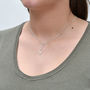Sterling Silver Simple Celtic Loop Necklace, thumbnail 2 of 6