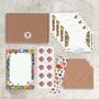 Colourful Flowers Stationery Gift Set, thumbnail 2 of 6