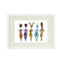 Chocolate Pop Dolls Limited Edition Print, thumbnail 1 of 2