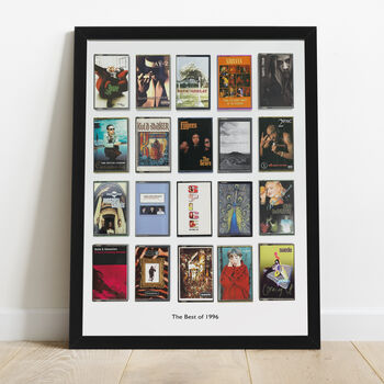 Music Of 1996 30th Birthday Personalized Gift, 2 of 8