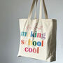 Making School Cool Teacher Tote Bag, thumbnail 1 of 4