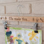 Personalised Art Hanger For Displaying Childrens Art, thumbnail 3 of 4