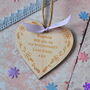 Will You Be My Bridesmaid? Floral Heart Decoration, thumbnail 2 of 3